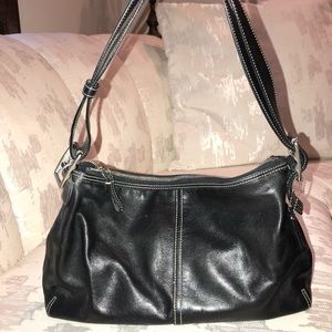 Leather Coach Shoulder Bag